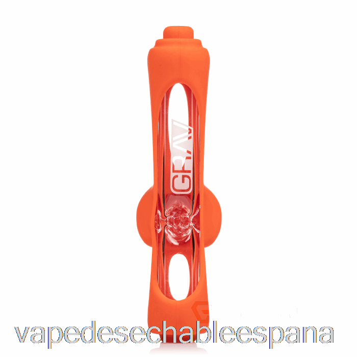 Vape Desechable España Grav Mini Apisonadora Con Piel De Silicona Naranja Escarlata